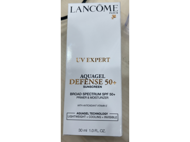 Lancome Paris Uv Expert Aquagel Sunscreen + Primer & Moisturizer, SPF 50+, 1.0 fl oz/30 mL