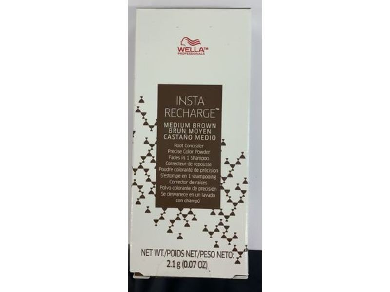 Wella Professionals Insta Recharge Brun Moyen Root Concealer, Medium Brown, 0.07 oz/2.1 g