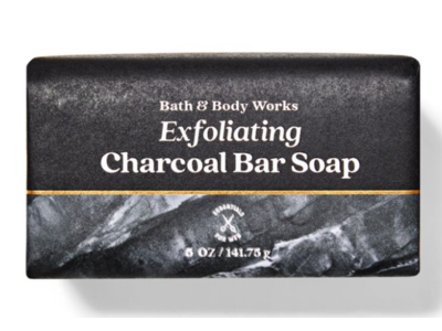 Bath & Body Works Exfoliating Bar Soap, Charcoal, 5 oz/141.75 g