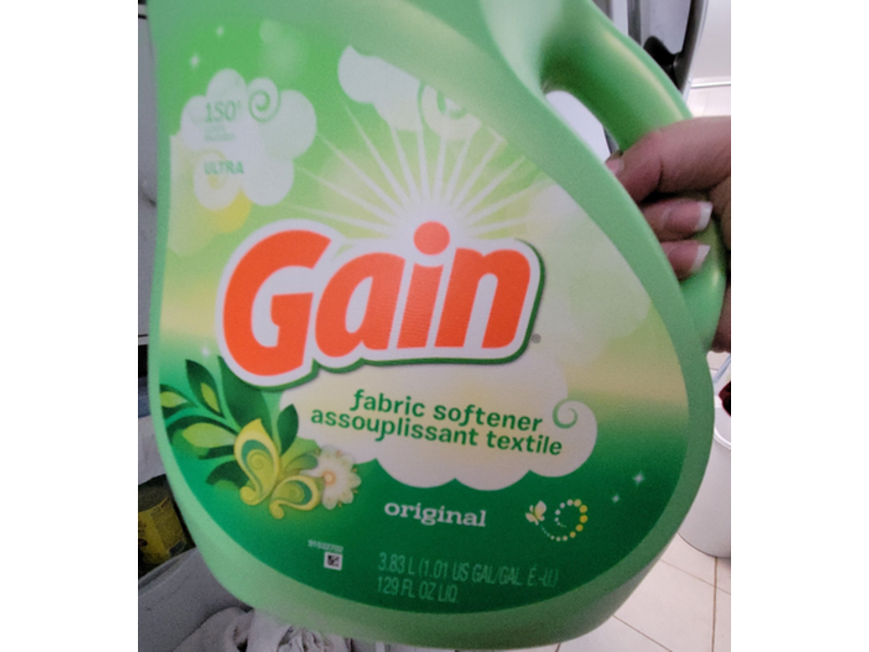 Gain Fabric Softener, Original, 129 fl oz/3.83 L