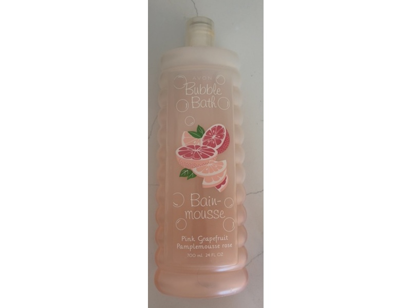 Avon Bain Mousse Bubble Bath, Pink Grapefruit Pamplemousse Rose, 24 fl oz/700 mL
