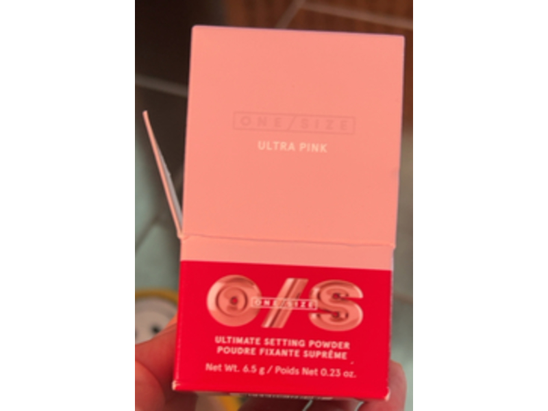 One/Size Ultimate Setting Powder, Ultra Pink, 0.23 oz/6.5 g