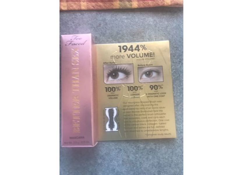 Too Faced Better Than Sex Mascara, Black, 0.13 oz