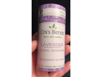 Cris's Blends Natural Deodorant, Lavender, 3.25 oz/92 g - Image 3