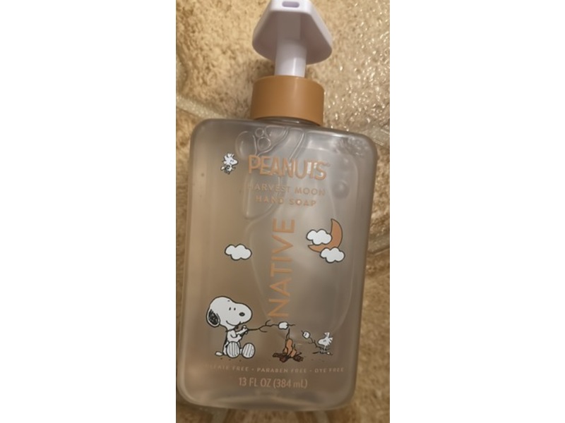Native Peanuts Hand Soap, Harvest Moon, 13 fl oz/384 mL