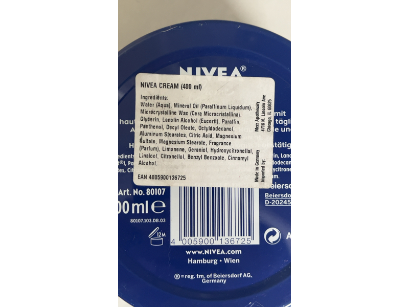 Nivea Cream, 400ml
