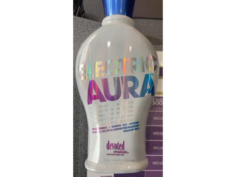 Devoted Creations Electric Aura Dark Tanning Lotion, 12.25 fl oz/360 mL