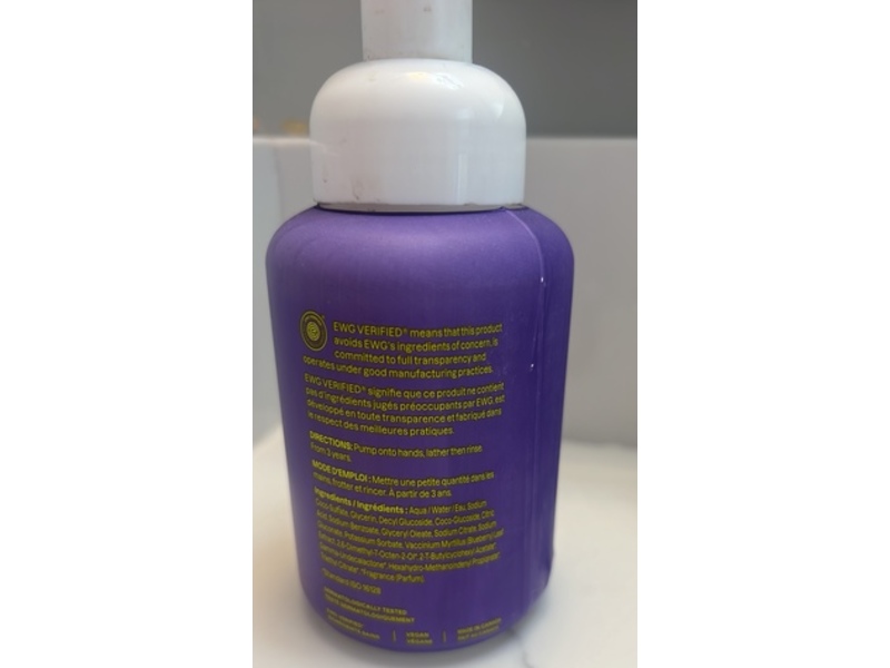 Attitude Little Leaves Foaming Hand Soap, Vanilla And Pear, 10 fl oz/295 mL