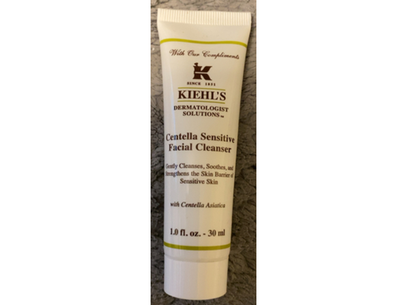 Kiehl's centella sensitive facial cleanser, Centella Asiatica, 1 fl oz/30 mL
