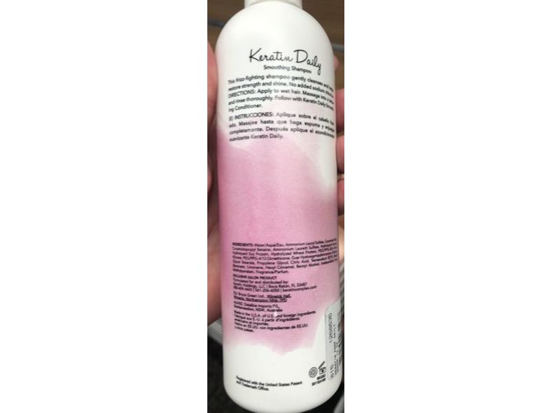 Keratin Perfect Daily Smoothing Shampoo, 12 fl oz/354 mL