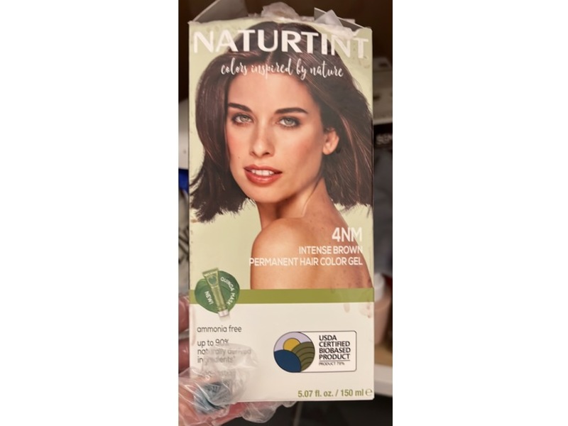 Naturtint Permanent Hair Color, 4NM Intense Brown, 5.07 fl oz/150 mL