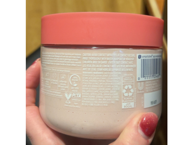 Dove Gommage Corps Body Scrub, White Peaches & Crushed Rice, 15 fl oz/425 g