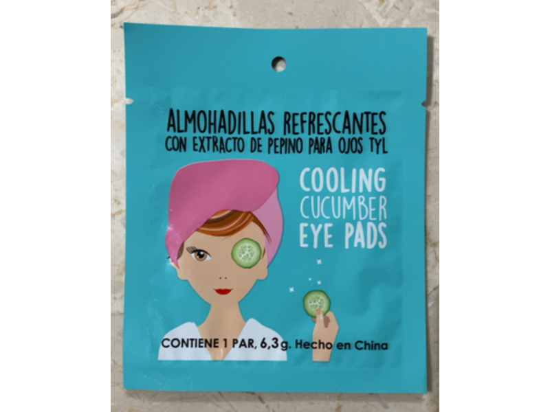 Tyl Cosmetics Almohadillas Refrescantes Cooling Eye Pads, Cucumber, 6.3 g, 1 Pair