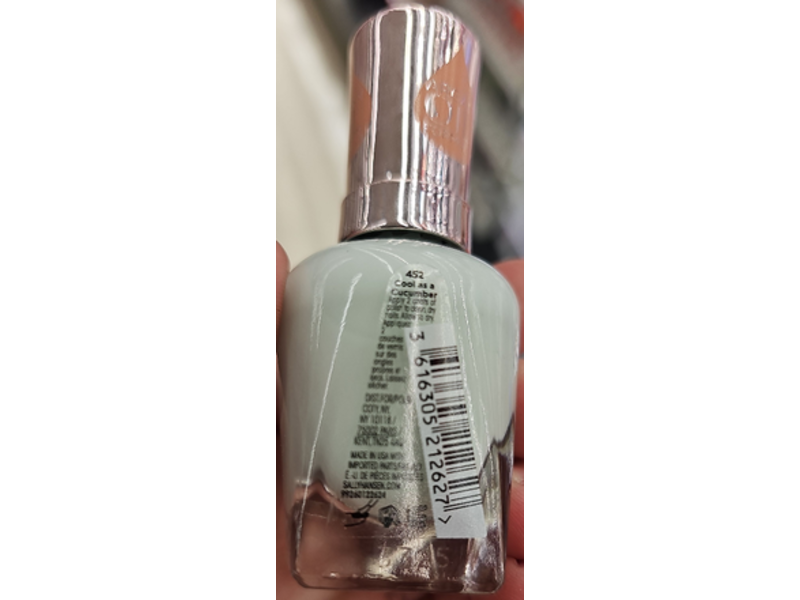 Sally Hansen Color Therapy Nail Polish, Cool As A Cucumber, 0.5 fl oz/1.47 mL