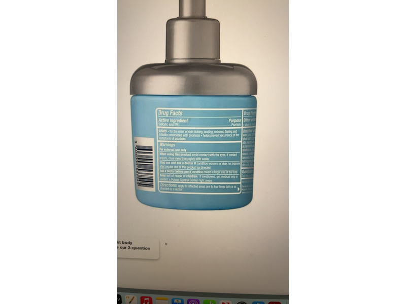 CeraVe Psoriasis Moisturizing Cream, 2% Salicylic Acid, 8 oz/227 g