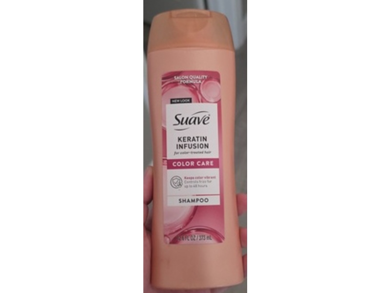Suave Keratin Infusion Shampoo, Color Care, 12.6 fl oz/373 mL