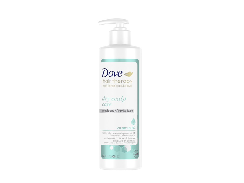 Dove Hair Therapy Dry Scalp Care Conditioner, Vitamin B3, 13.5 fl oz/400 mL