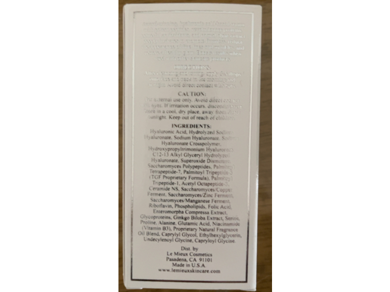 Le Mieux TGF-B Booster, Boost & Transform, 1 oz/30 mL