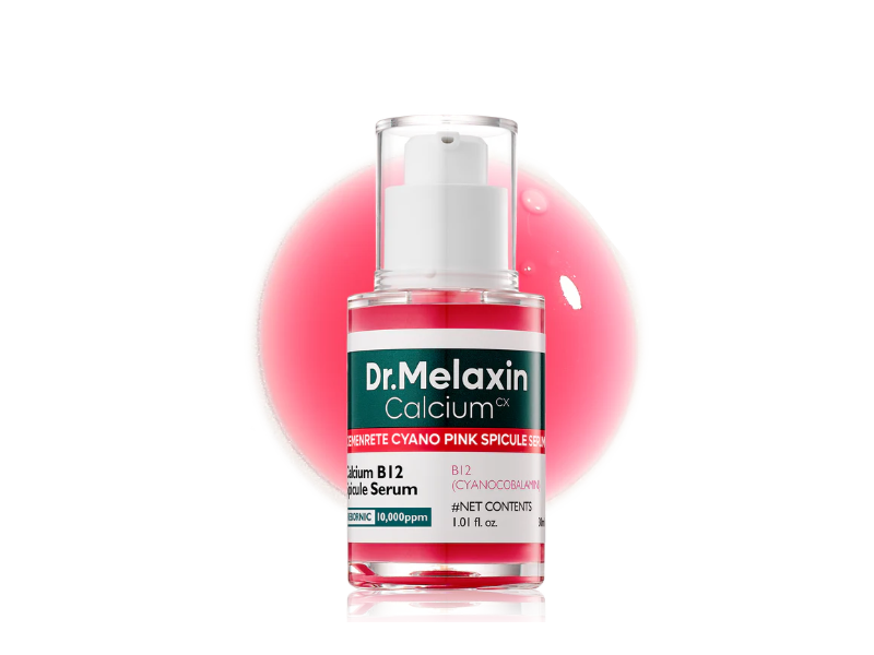 Dr.Melaxin Cemenrete Cyano Pink Spicule Serum, B12 Cyanocobalamin, 1.01 fl oz/30 mL