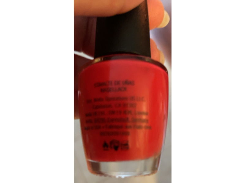 O.P.I Nail Lacquer, Cajun Shrimp Red, 0.5 fl oz/15 mL