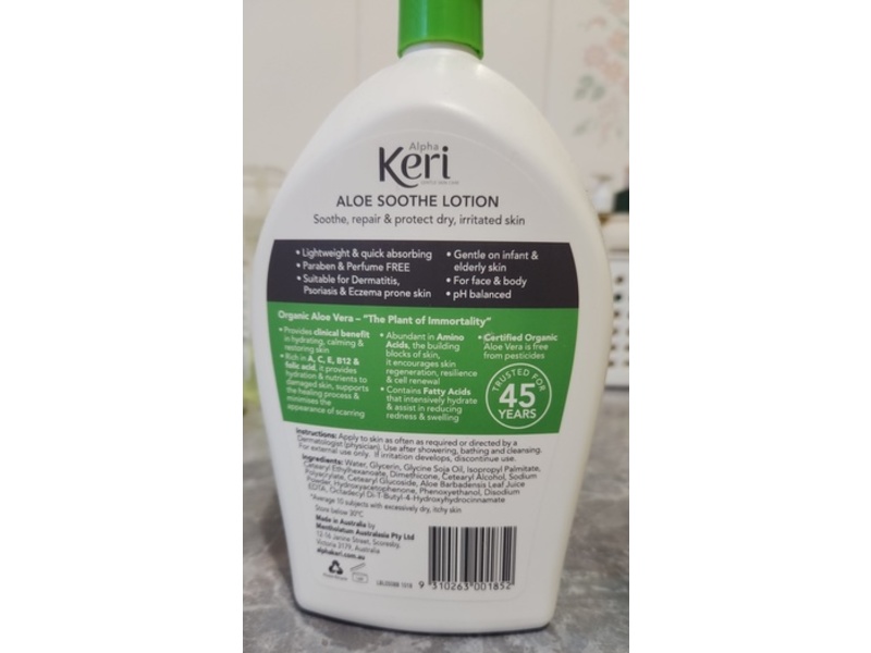 Alpha Keri Aloe Soothe Lotion, Aloe Vera, 1 L
