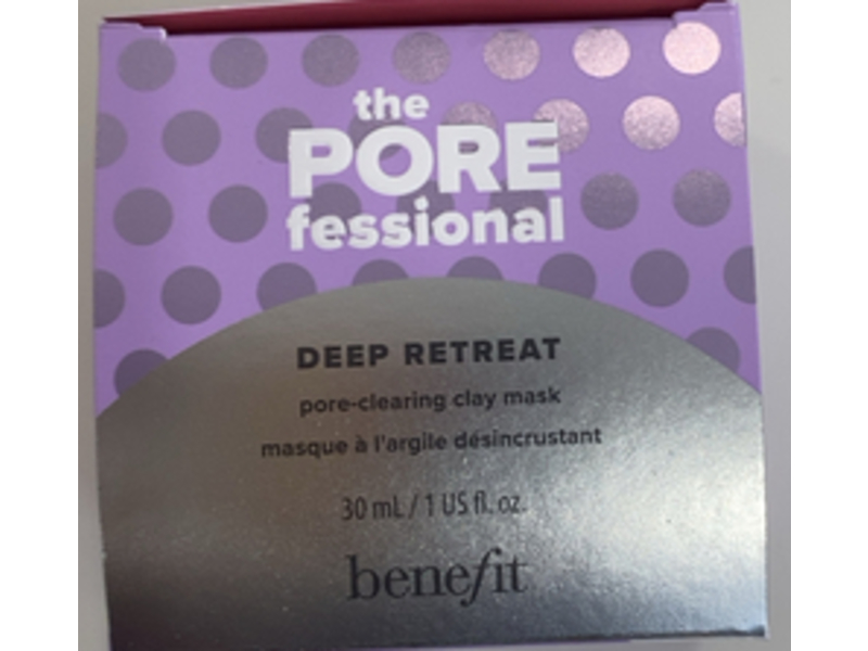 Benefit The Pore Fessional Deep Retreat Pore Clearing Clay Mask, 1 fl oz/30 mL