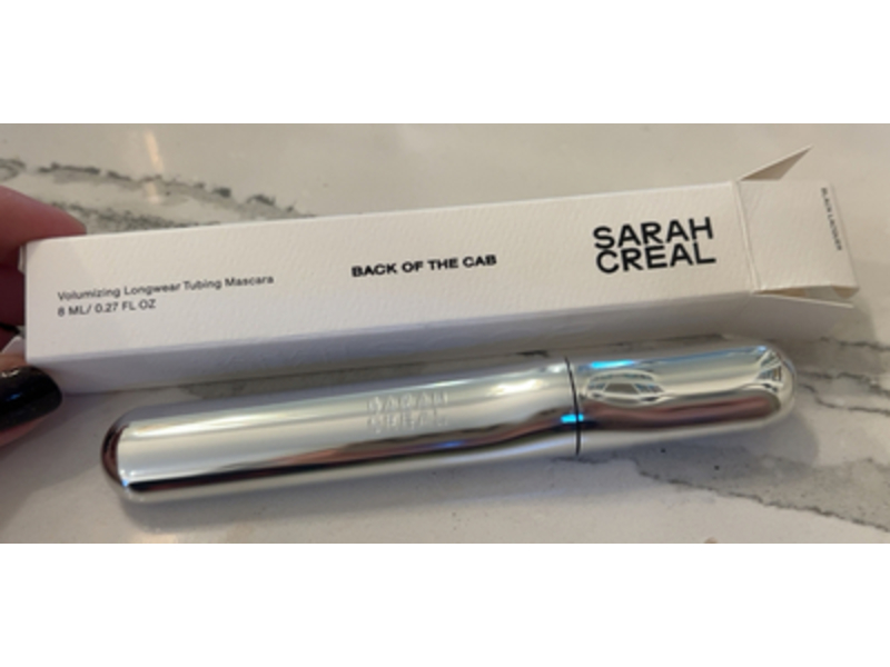 Sarah Creal Back Of The Cab Volumizing Longwear Tubing Mascara, Black Lacquer, 0.27 fl oz/8 mL