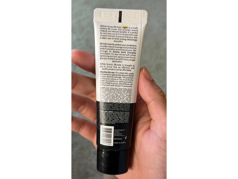 I White BB. Holic Everyday BB Cream, Light, 25 mL