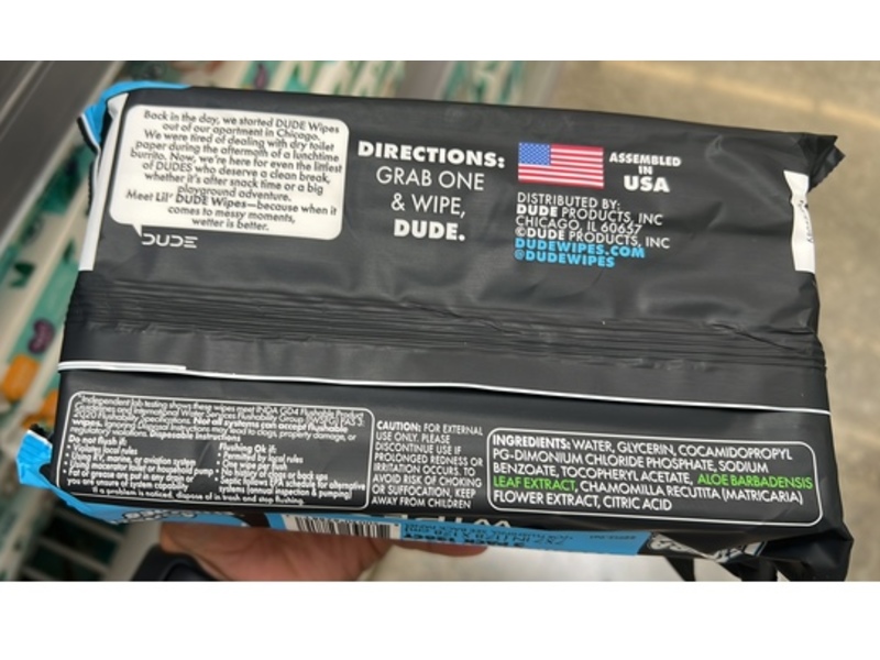 Dude Wipes Flushable Wipes, 42 Count