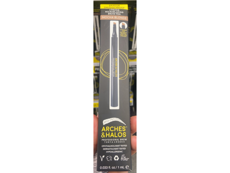 Arches & Halos Microblading Brow Pen, Mocha Blonde, 0.0033 fl oz/1 mL