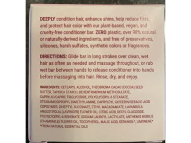 Superzero Conditioner Bar, 0.7 oz/20 g