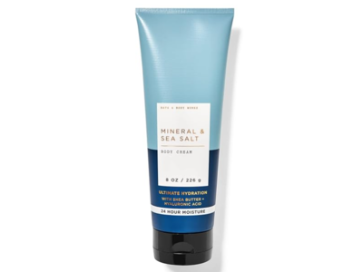 Bath & Body Works Body Cream, Mineral & Sea Salt, 8 oz/236 g