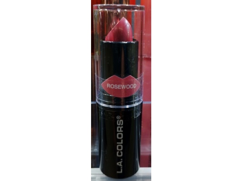 L.A. Colors Pout Chaser Lipstick, Rosewood, 0.13 oz/3.8 g