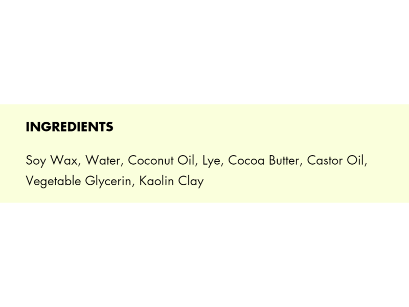 Leaf Shave Soap Bar, Unscented, 3 oz