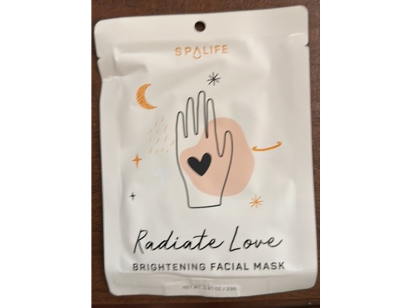 Spalife Radiate Love Brightening Facial Mask, 0.81 oz/23 g