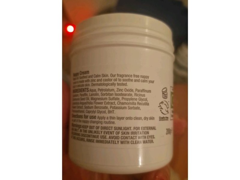 Nutmeg Baby Nappy Cream, 200 g