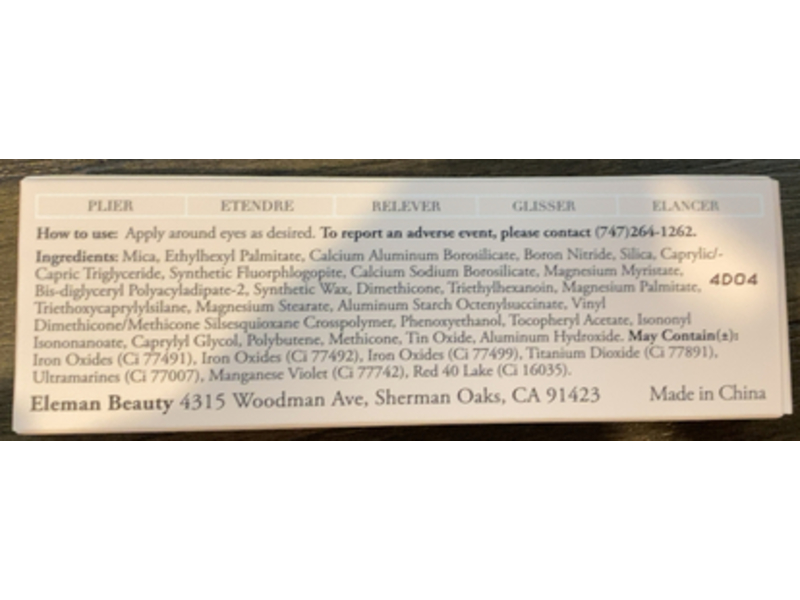 Eleman Ballerine Eyeshadow Palette, 0.14 oz/4.0 g