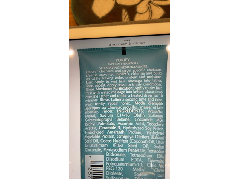 Surface Purification Deep Cleansing Weekly Shampoo, 2 fl oz/59 mL