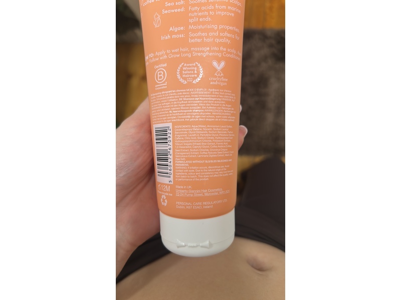 Umberto Giannini Grow Long Shampoo, 8.4 fl oz/250 mL