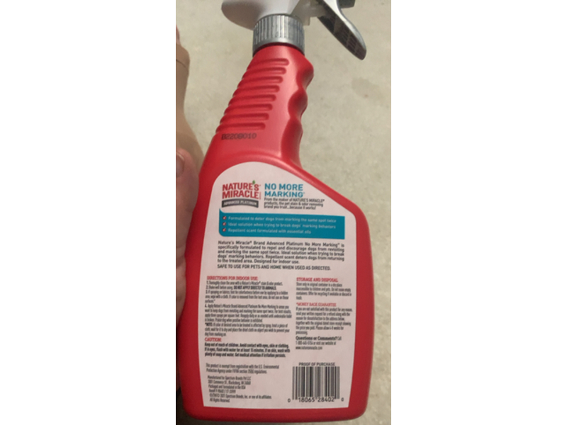 Nature's Miracle No More Marking, Advanced Platinum, 24 fl oz/709 mL