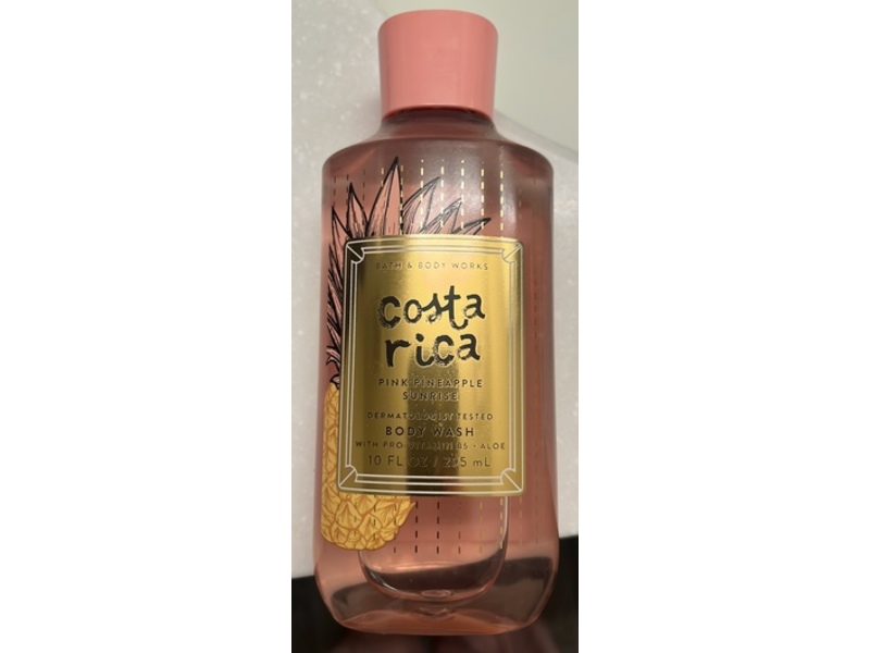 Bath & Body Works Body Wash, Costa Rica, Pink Pineapple Sunrise, 10 fl oz/295 mL