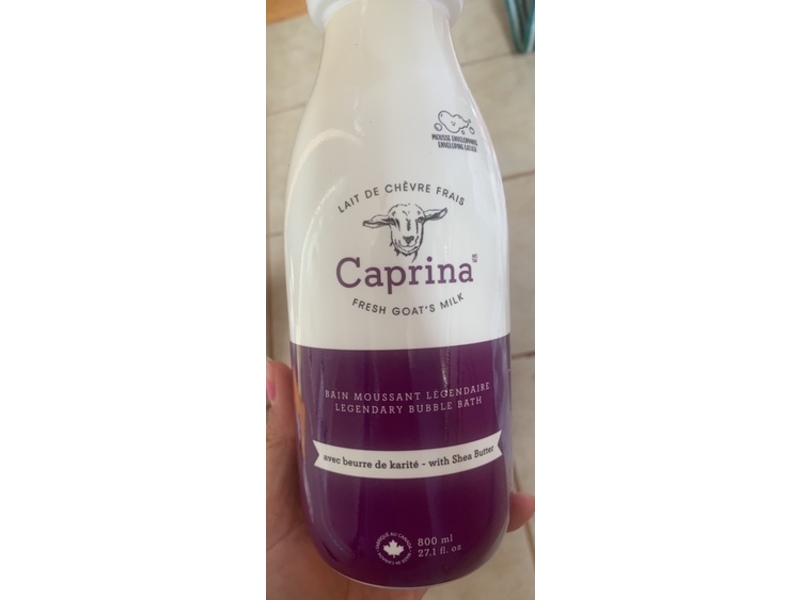 Caprina Legendary Bubble Bath, Shea Butter, 27.1 fl oz/800 mL