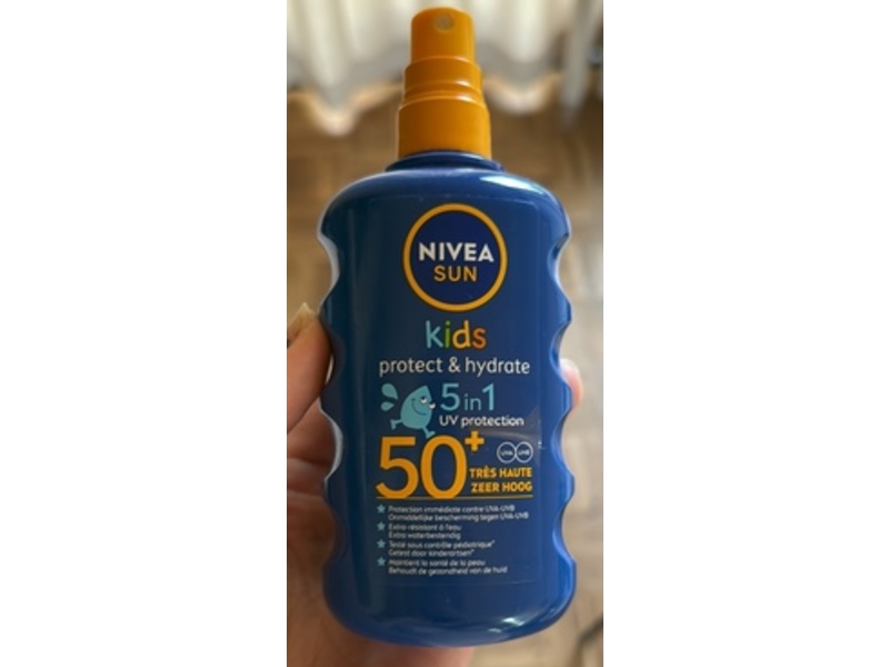 Nivea Sun Kids Protect & Hydrate 5 In 1 UV Protection, SPF 50+, 6.76 fl oz/200 mL