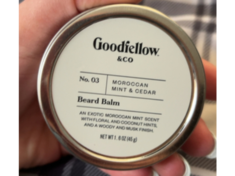 Goodfellow & Co Beard Balm, Moroccan Mint & Cedar, 1.6 oz/45 g