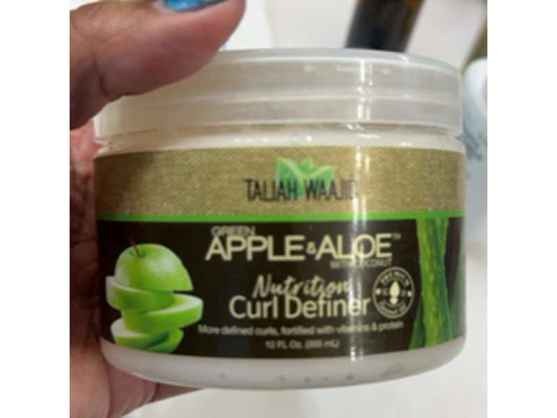 Taliah Waajid Green Apple & Aloe with Coconut Nutrition Curl Definer, 12 fl oz/355 mL