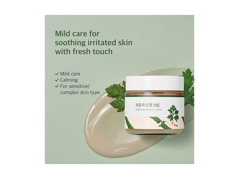 ROUND LAB Mugwort Calming Cream, (2.71fl.oz)