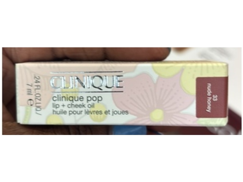 Clinique Pop Lip + Cheek Oil, 33 Nude Honey, 0.24 fl oz/7 mL