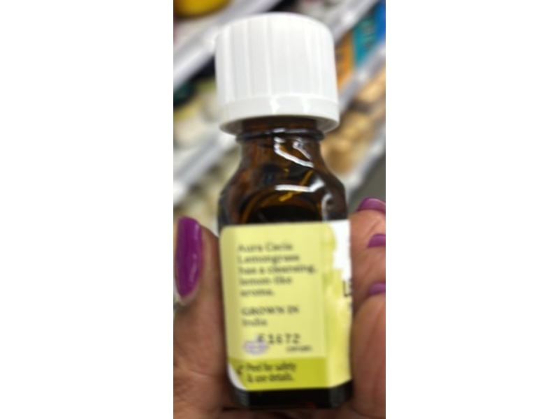 Aura Cacia Reviatlizing Pure Essential Oil, Lemongrass, 0.5 fl oz/15 mL