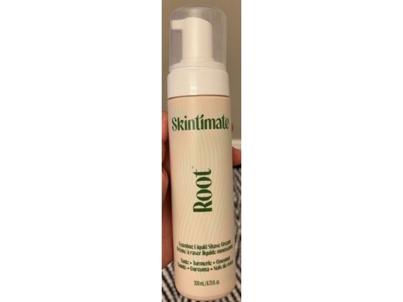 Skintimate Root Foaming Liquid Shave Cream, 6.75 fl oz/200 mL
