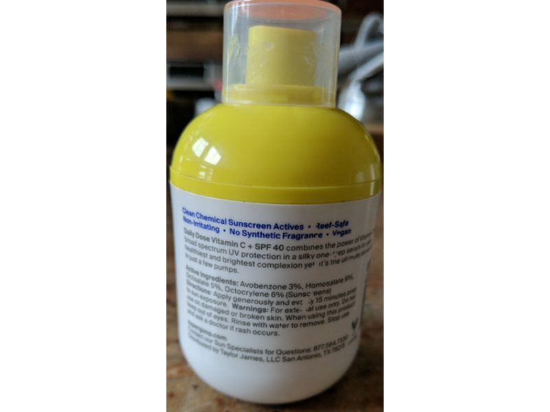 Supergoop! Daily Dose Sunscreen Serum, Vitamin C, SPF 40, 1 fl oz/30 mL